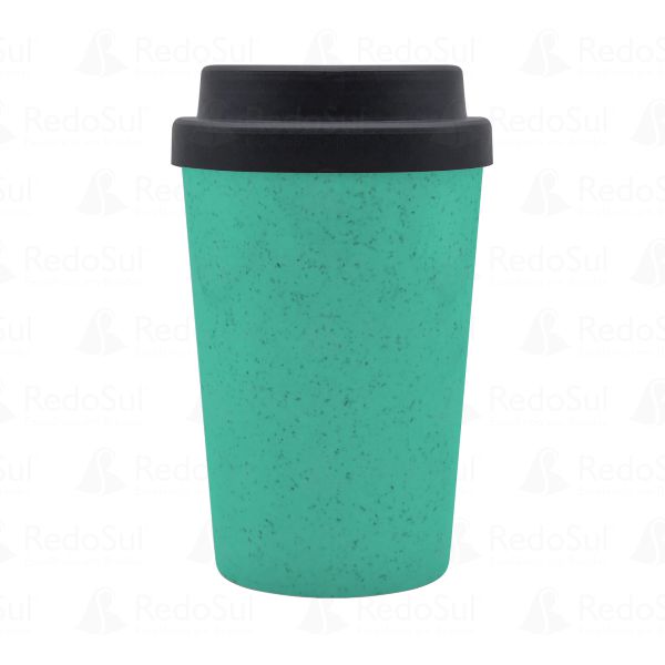 Copo de Café Personalizado ecológico com fibra de bambu