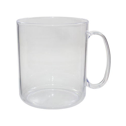 Caneca personalizada Redonda Translúcida 400 ml