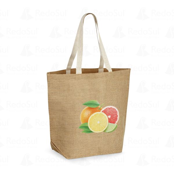 Sacola de Juta Personalizada