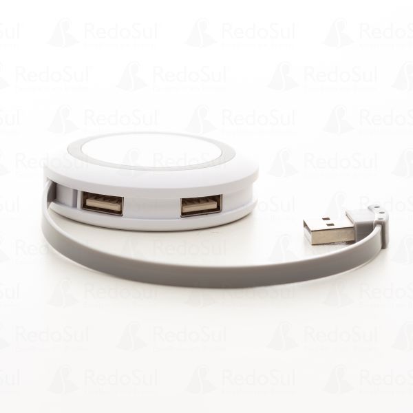 HUB Usb Personalizado e Base de Recarga Wireless
