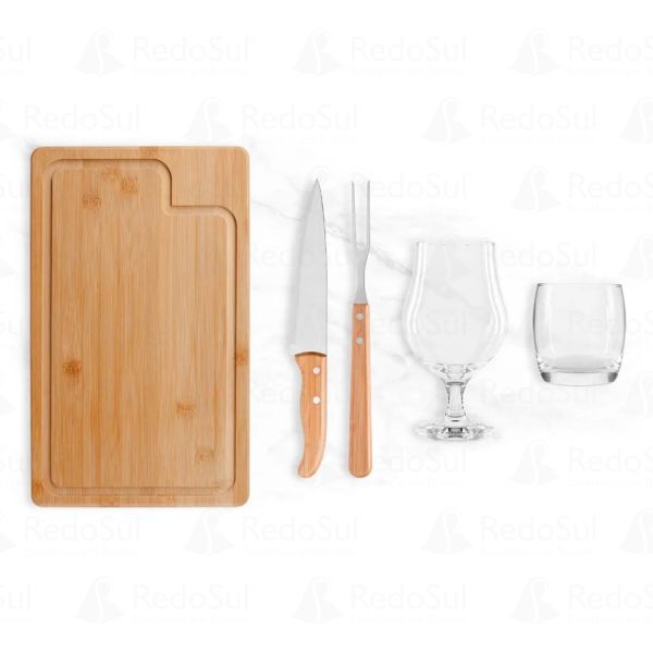 Kit Churrasco Personalizado e copos
