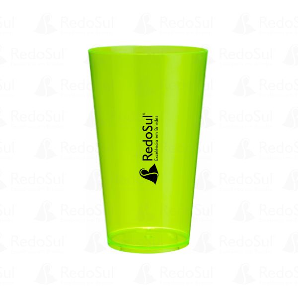 Copo personalizado plástico 550 ml Copo personalizado plástico 550 ml