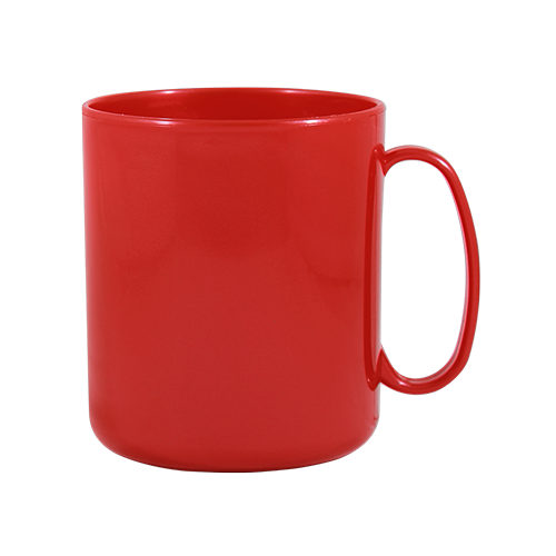 Caneca Redonda Plástica Opaca personalizada de 400 ml