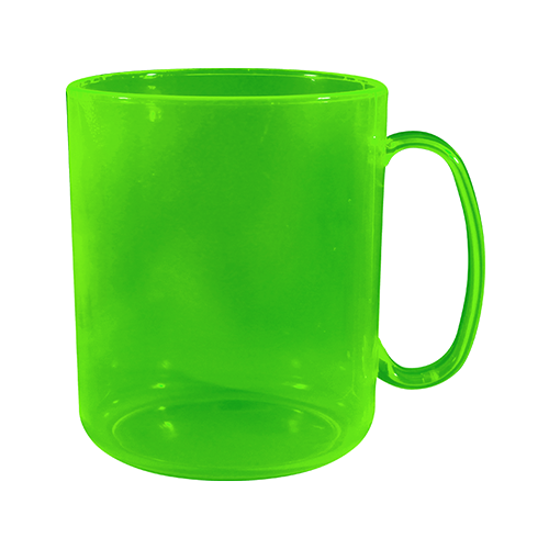 Caneca personalizada Redonda Translúcida 400 ml