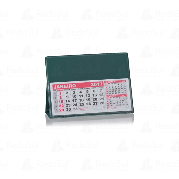 Calendário personalizado em PVC Pequeno Calendário personalizado em PVC Pequeno
