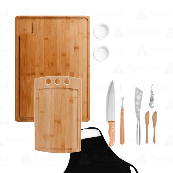 Kit para churrasco e petisco personalizado