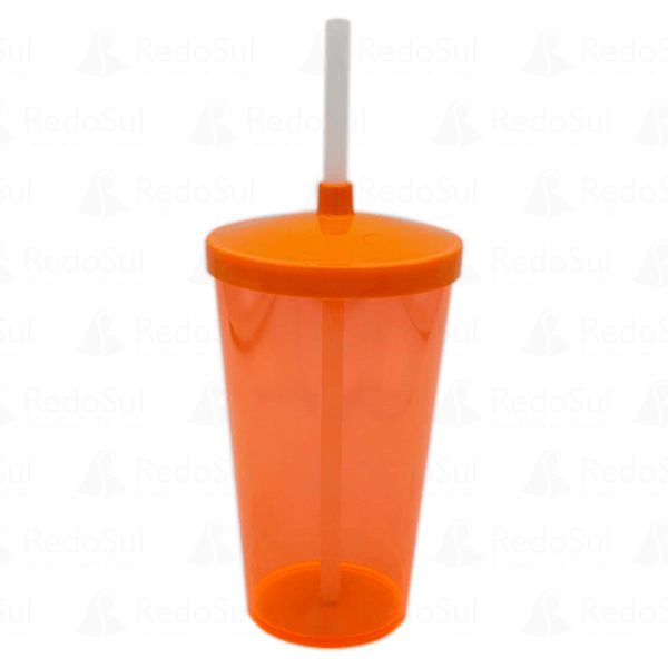 Copo com Canudo Personalizado