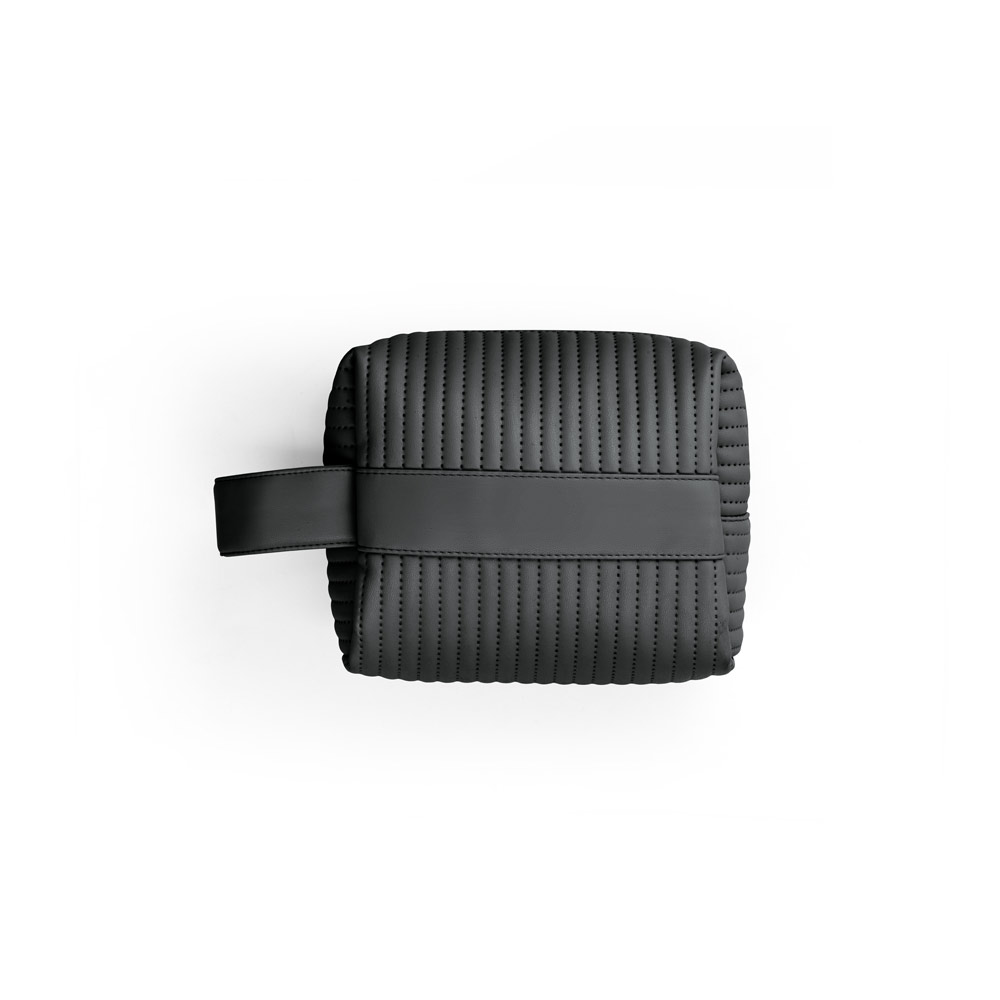 Bolsa de cosméticos personalizada produzida em PU reciclado