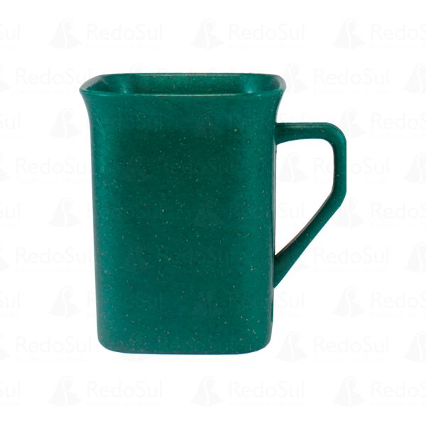 Caneca Quadrada Personalizada Green Colors 250 ml fibra