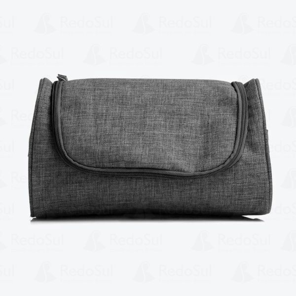 Necessaire personalizada em Poliester 300D com gancho