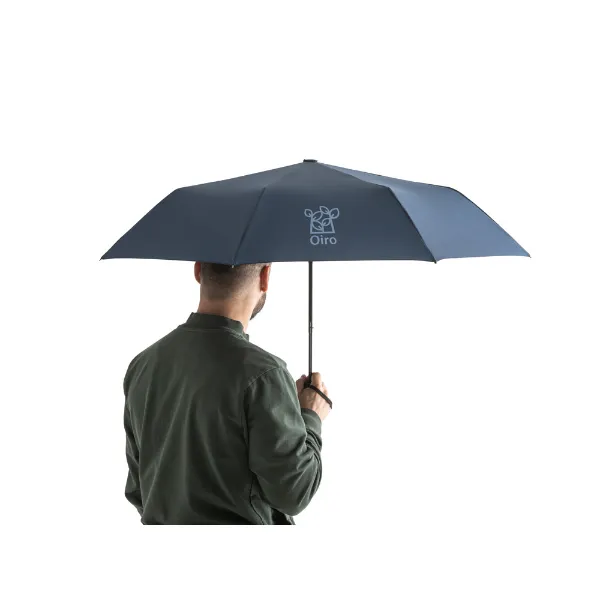 Guarda-chuva personalizada em rPET dobrável com abertura automática Guarda-chuva personalizada em rPET dobrável com abertura automática
