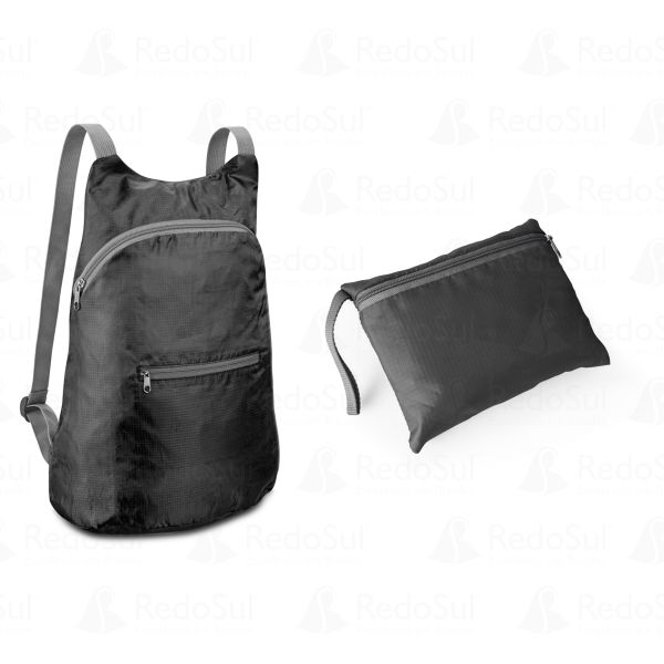 Mochila saco dobrável personalizada
