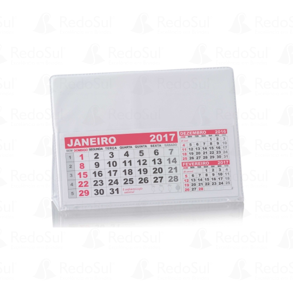 Calendário em PVC Grande Personalizado