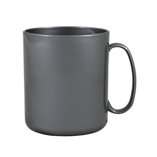 Caneca Redonda Plástica Opaca personalizada de 400 ml