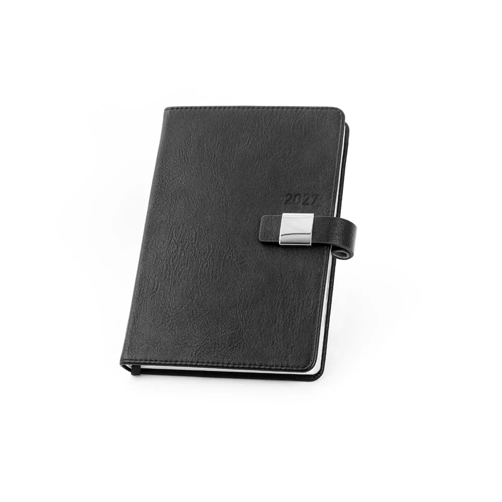 Agenda personalizada 21 x 15 cm com fecho magnético
