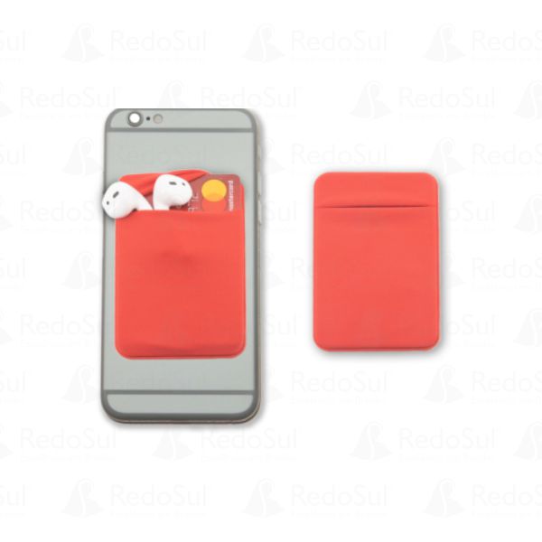 Porta Cartão Personalizado para Celular em Lycra