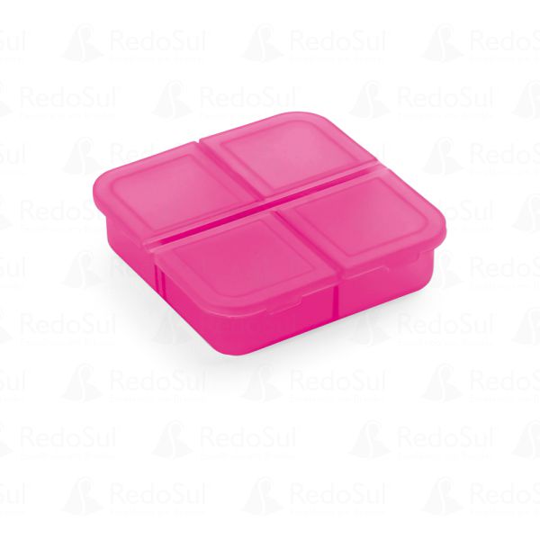Porta Comprimidos Personalizado de 4 divisórias