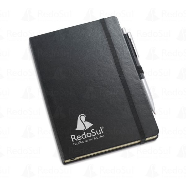 Kit personalizado com caderno e caneta