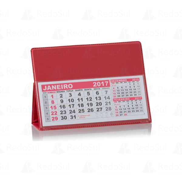 Calendário em PVC Grande Personalizado