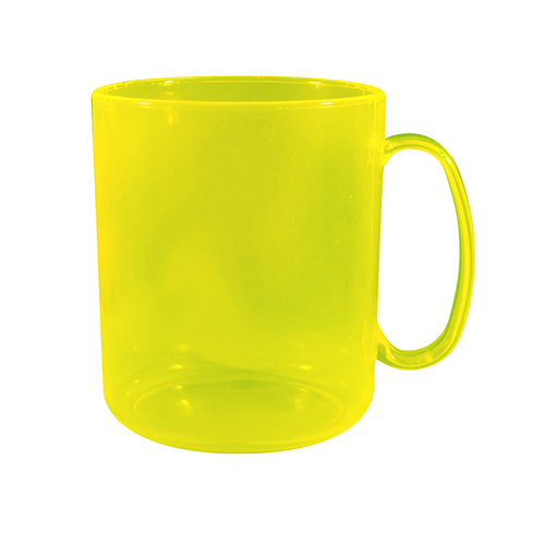 Caneca personalizada Redonda Translúcida 400 ml