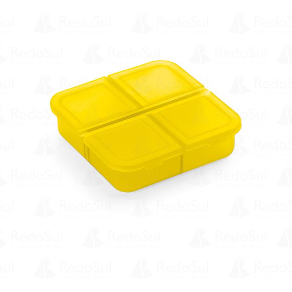 Porta Comprimidos Personalizado de 4 divisórias