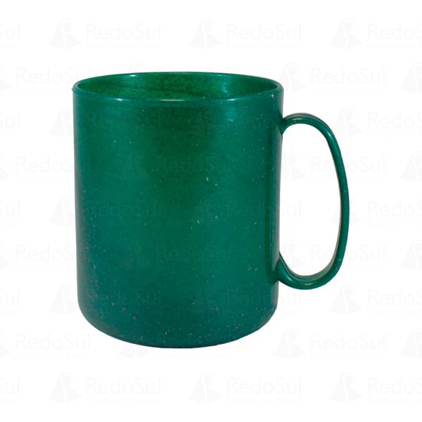 Caneca Redonda Personalizada Green Colors 400 ml