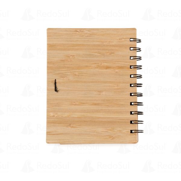 Bloco de Bambu Personalizado 16 cm x 13,3 cm Bloco de Bambu Personalizado 16 cm x 13,3 cm