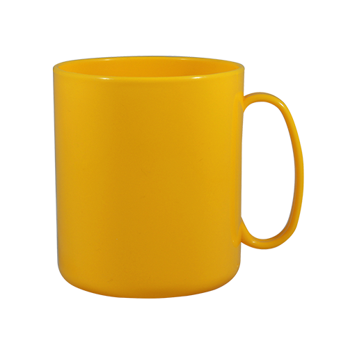 Caneca Redonda Plástica Opaca personalizada de 400 ml