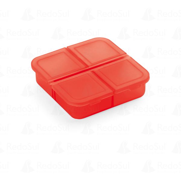 Porta Comprimidos Personalizado de 4 divisórias