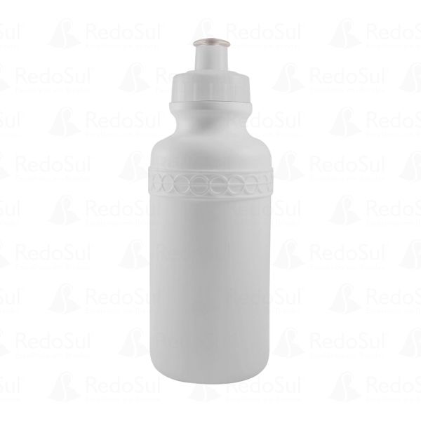 Squeeze personalizado com Corpo Branco 500 ml
