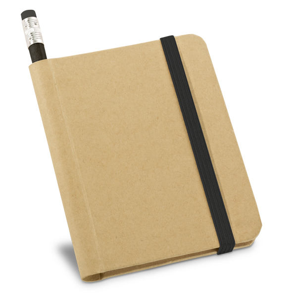  Bloco Personalizado tipo Moleskine  8,2 x 10,5 cm