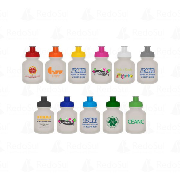 Squeeze personalizado Corpo Translúcido 300 ml Squeeze personalizado Corpo Translúcido 300 ml