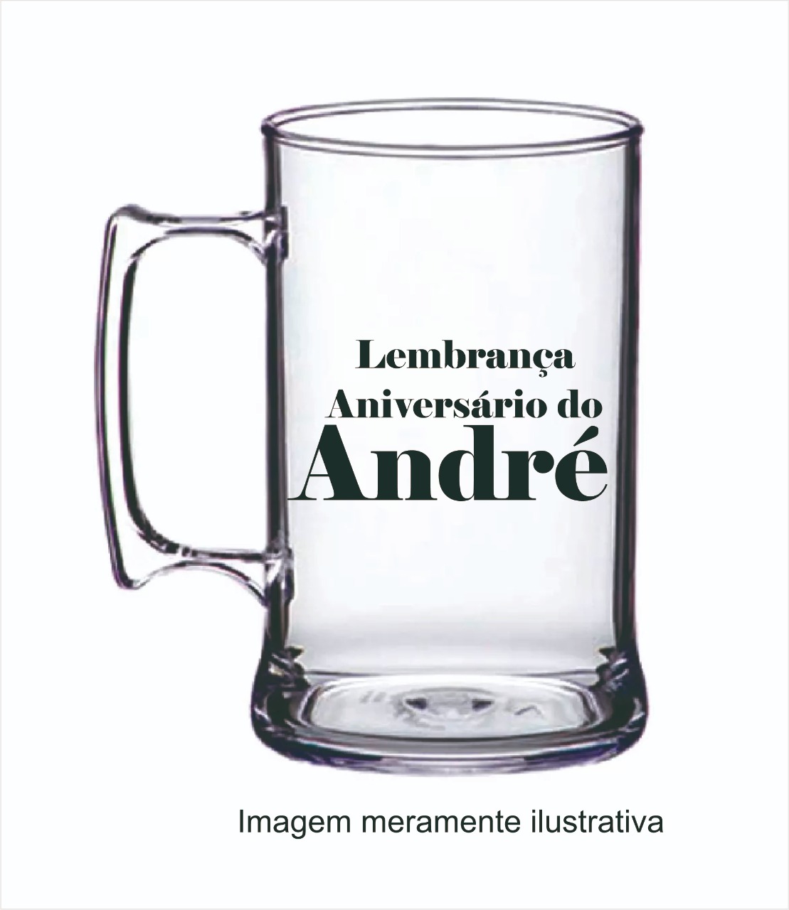 Caneca de Chopp Personalizada 500 ml