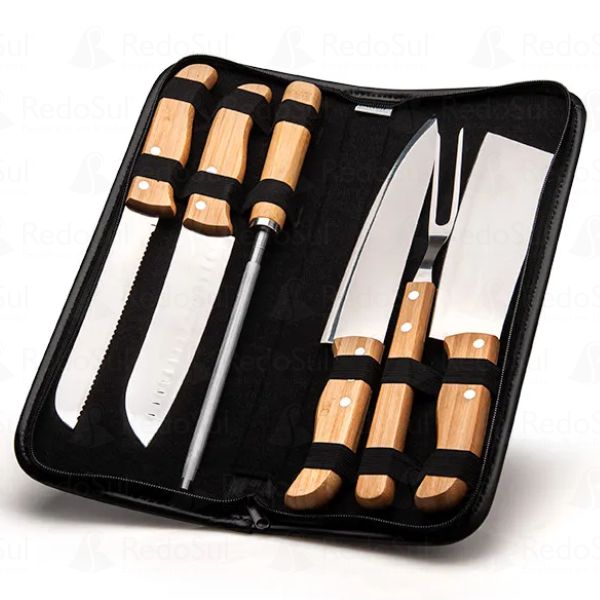 Kit churrasco personalizado 6 peças