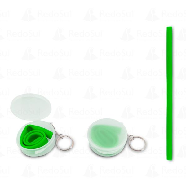 Canudo silicone personalizado