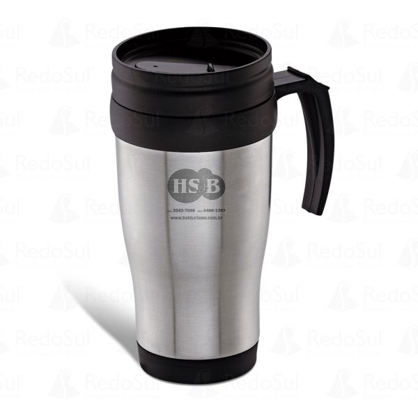 Caneca Personalizada em Inox 410 ml