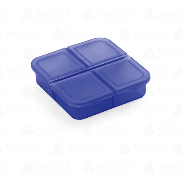 Porta Comprimidos Personalizado de 4 divisórias