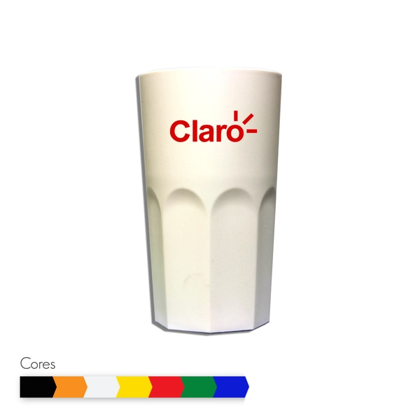 Copo personalizado em plástico