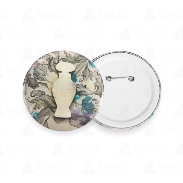 Boton personalizado padrão Americano 35 mm