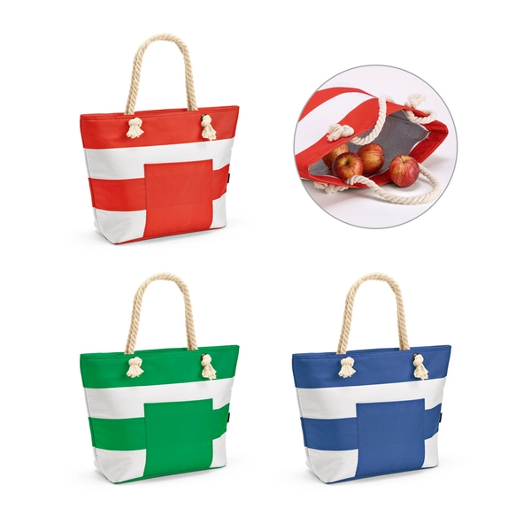 Sacola térmica personalizada 15 litros em poliéster reciclado