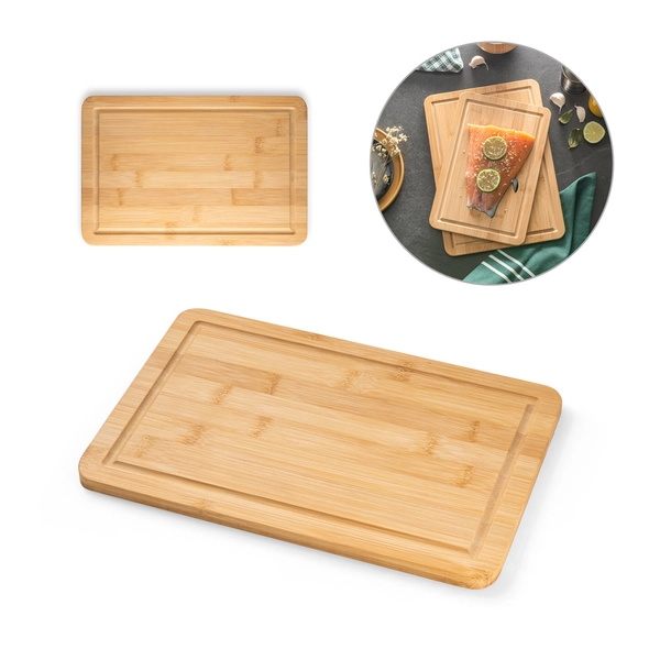 Tábua de corte personalizado em bambu 35 x 25 cm