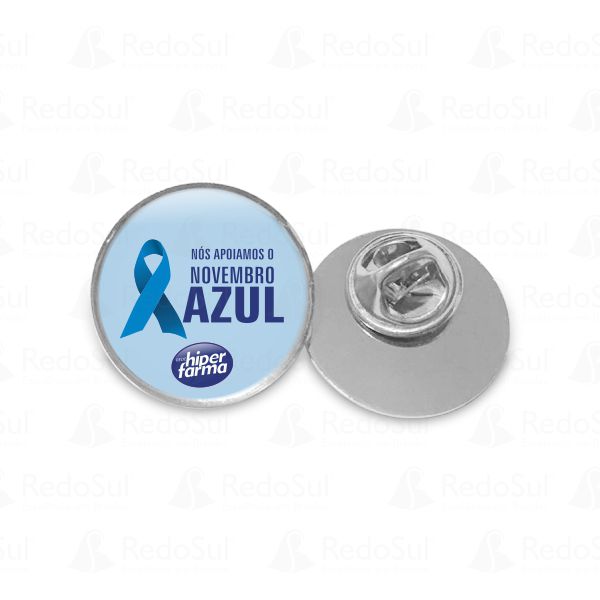 Botton Personalizado em Metal com Resina