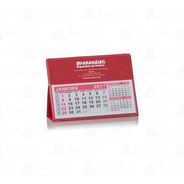Calendário personalizado em PVC Pequeno Calendário personalizado em PVC Pequeno