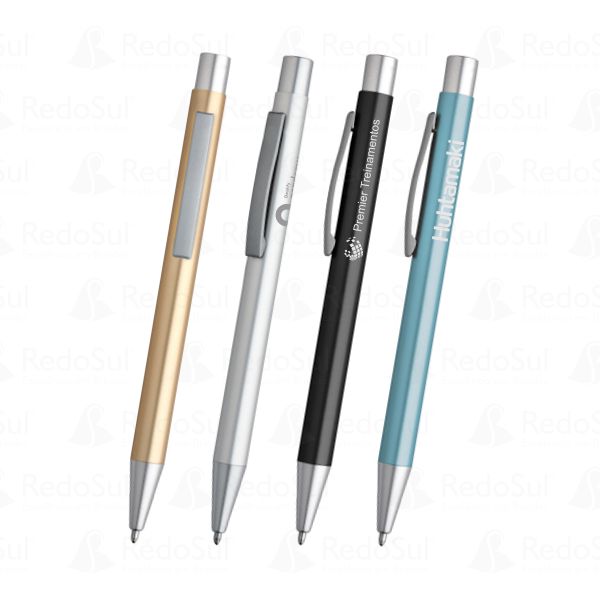 Caneta Esferográfica em Alumínio Personalizada Caneta Esferográfica em Alumínio Personalizada