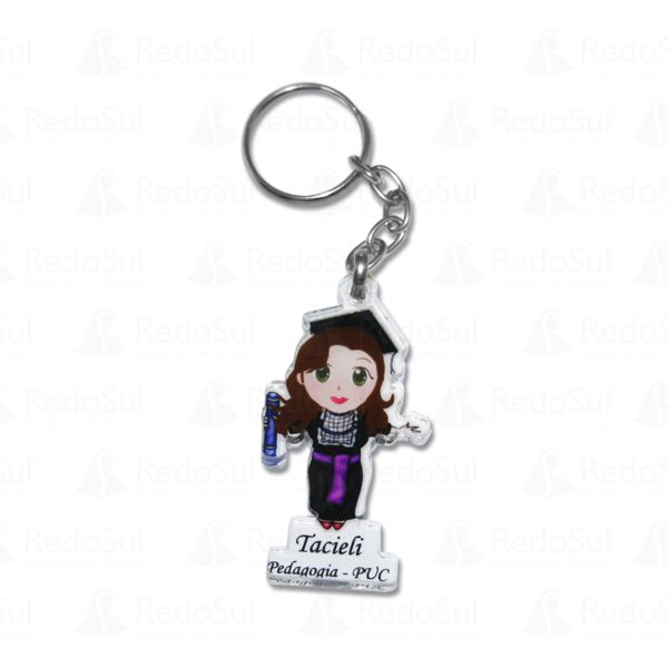Chaveiro em Acrílico Personalizado