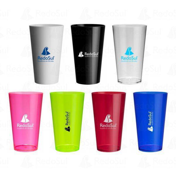 Copo personalizado plástico 550 ml Copo personalizado plástico 550 ml