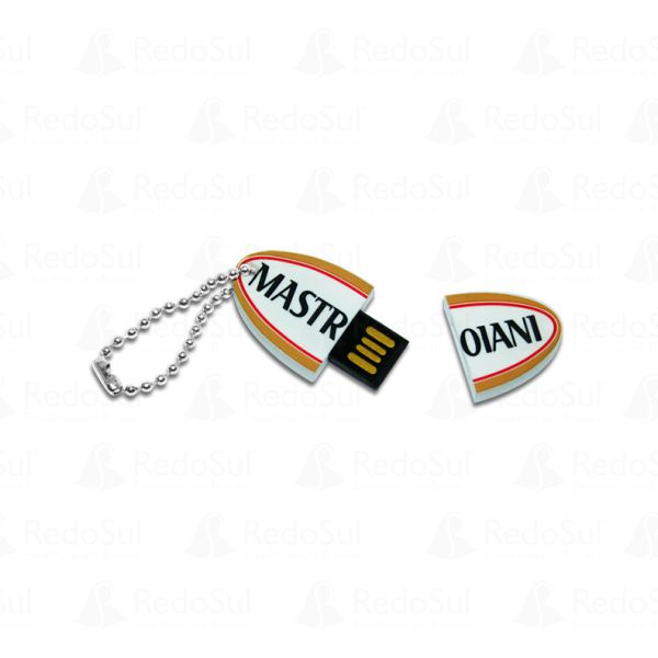 Pen Drive Personalizado Emborrachado