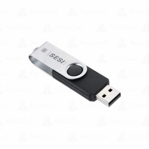Pen Drive Personalizado Giratório