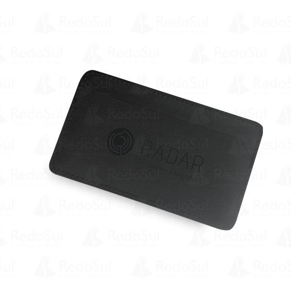 Porta Cartão em Couro Legítimo Personalizado