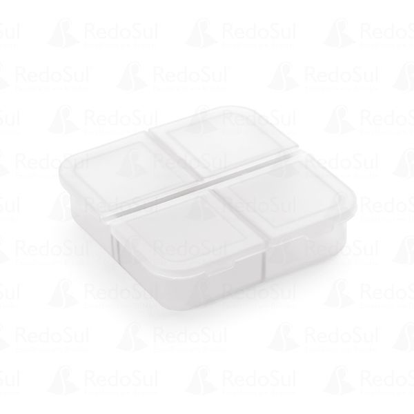 Porta Comprimidos Personalizado de 4 divisórias